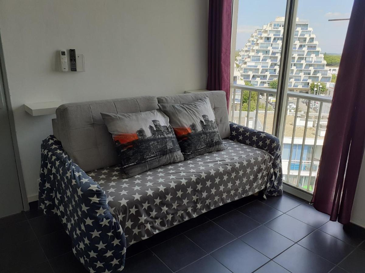Grand Studio Avec Vue Mer A La Grande Motte - Clim Wifi Exterior foto